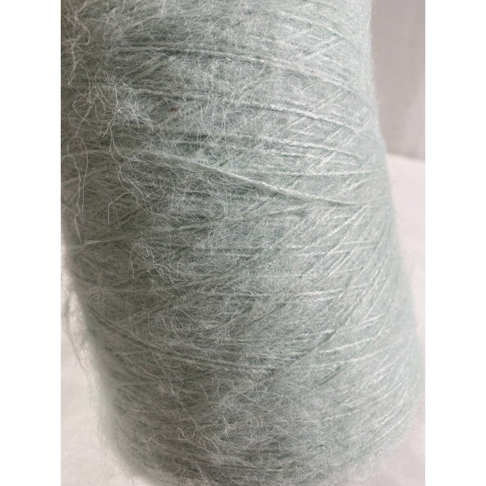 Cone Yarn Spool Yarn Mohair Light Green 450g Net Weight #720